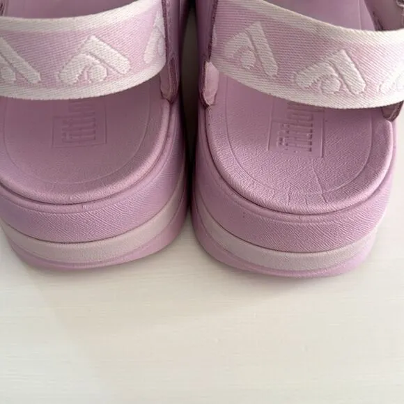 FITFLOP WEBBING BACK STRAP SANDALS. WILD LILAC