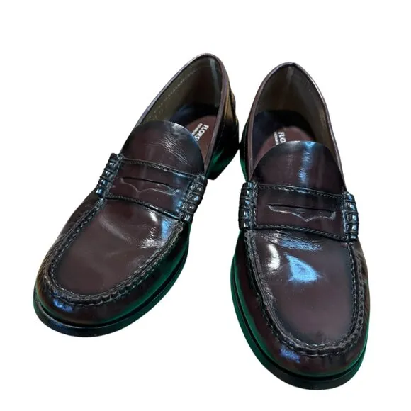 Florsheim Berkley Flex Penny Loafer mens shoes  Brown size 9.5