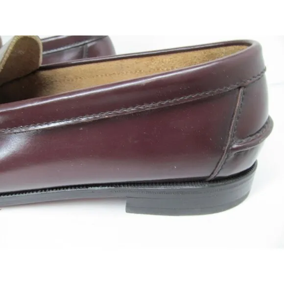 Florsheim Berkley FLS 17058-05 Mens Burgundy Leather Penny Loafers  US 11.5  B