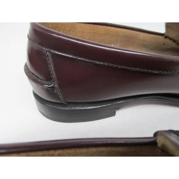 Florsheim Berkley FLS 17058-05 Mens Burgundy Leather Penny Loafers  US 11.5  B