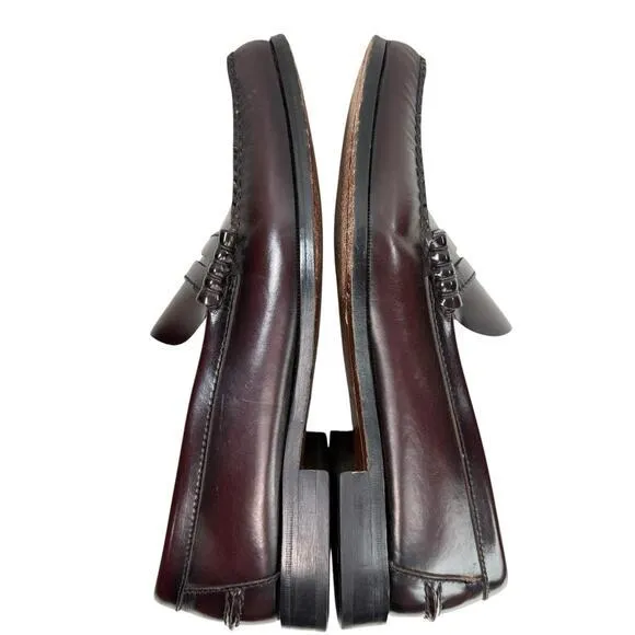 Florsheim‎ Central Penny Loafers Shoes Berkley Burgundy Leather Size 12 #17058