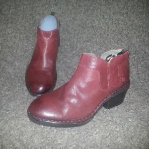 FLY LONDON-Dias Nevada Back Zip Ankle Boots