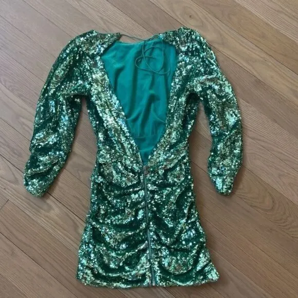 For Love and Lemons Marais Sequin Mini Dress