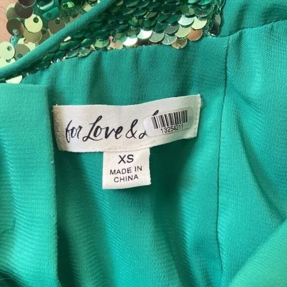 For Love and Lemons Marais Sequin Mini Dress