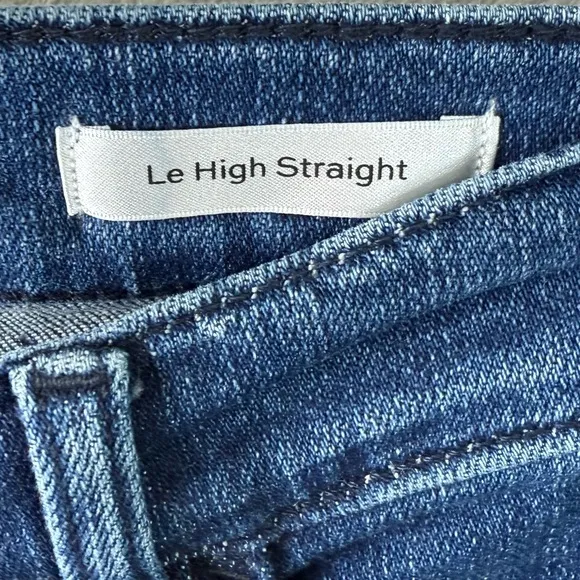 FRAME Le High Straight Jeans Thunderstorm Denim Casual Women’s 30