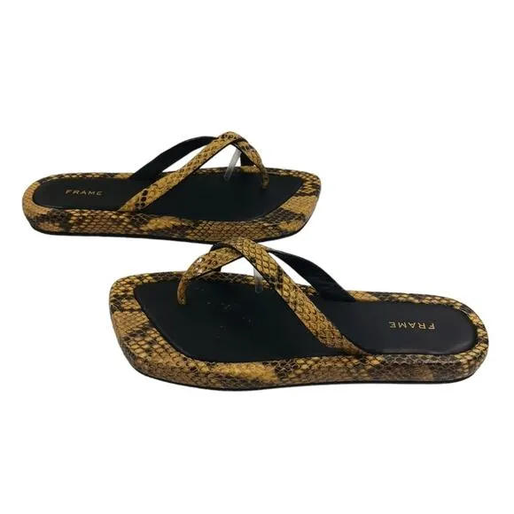 FRAME le Montauk Sandals GUC $298  size 37.5 US 7      S2394