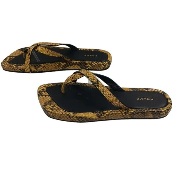 FRAME le Montauk Sandals GUC $298  size 37.5 US 7      S2394