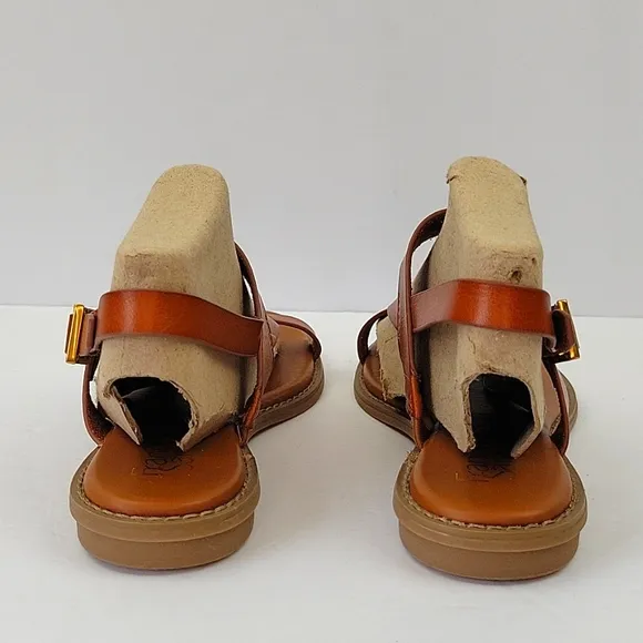 Franco Sarto Gabby 2 Criss- Cross Sandals Brown Size 8