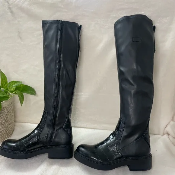 FRANCO SARTO Keaton High Shaft Boots chunky Lug Sole, E 508‎