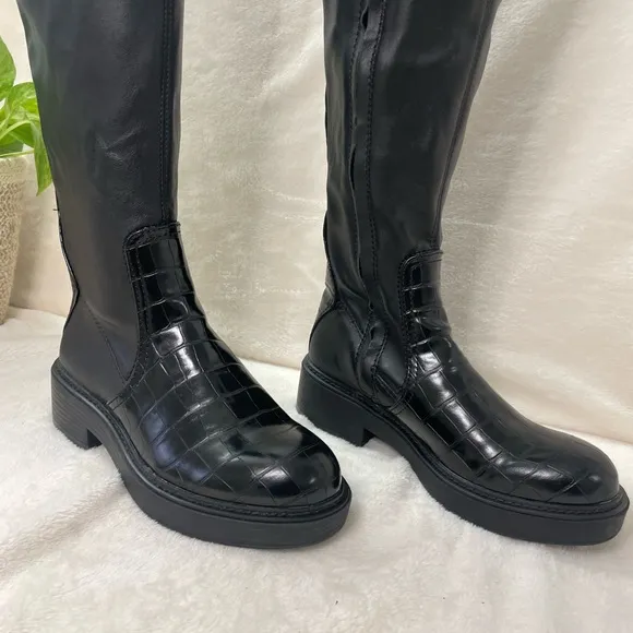 FRANCO SARTO Keaton High Shaft Boots chunky Lug Sole, E 508‎