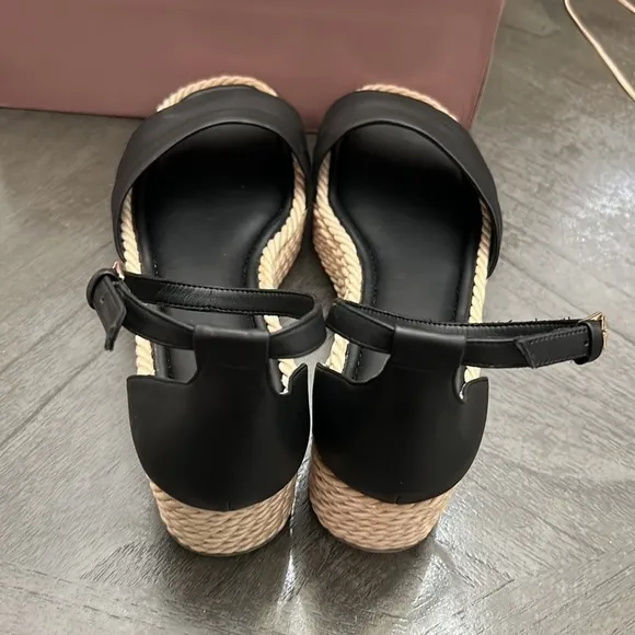 Franco Sarto Sandals Via Black Leather