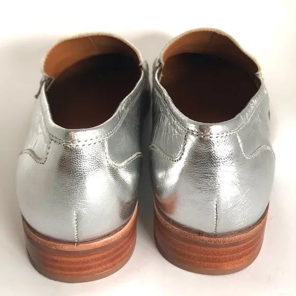 Franco Sarto Silver Jolette Penny Loafers (6.5M)