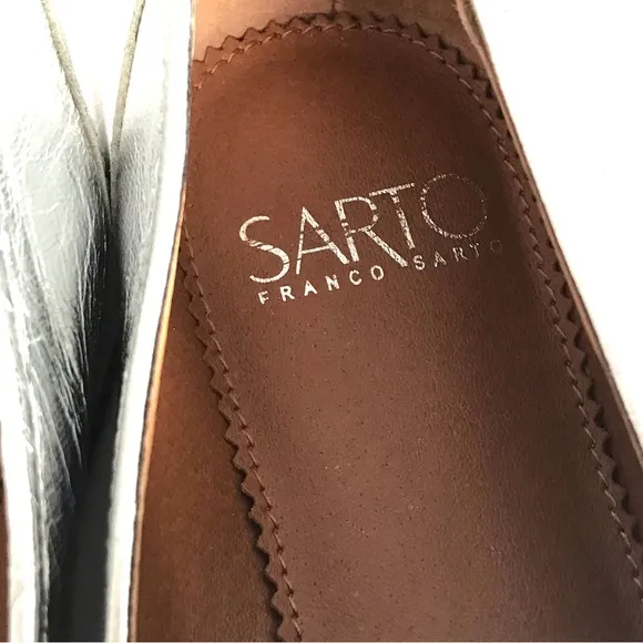 Franco Sarto Silver Jolette Penny Loafers (6.5M)