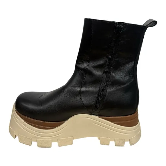 Free People Alohas Phoenix Chunky Chelsea Platform Boots Size 39