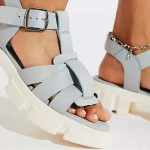 Free People Brooks Fisherman Gladiator Sandals EU 38, US 8
