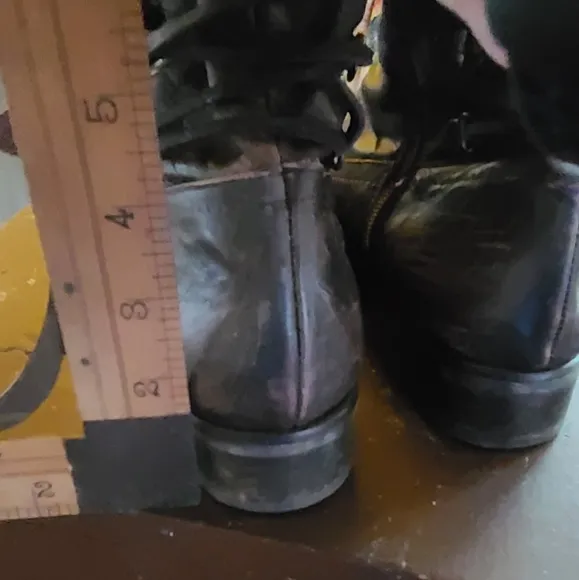 Free people distress Dark brown knee High leather boots