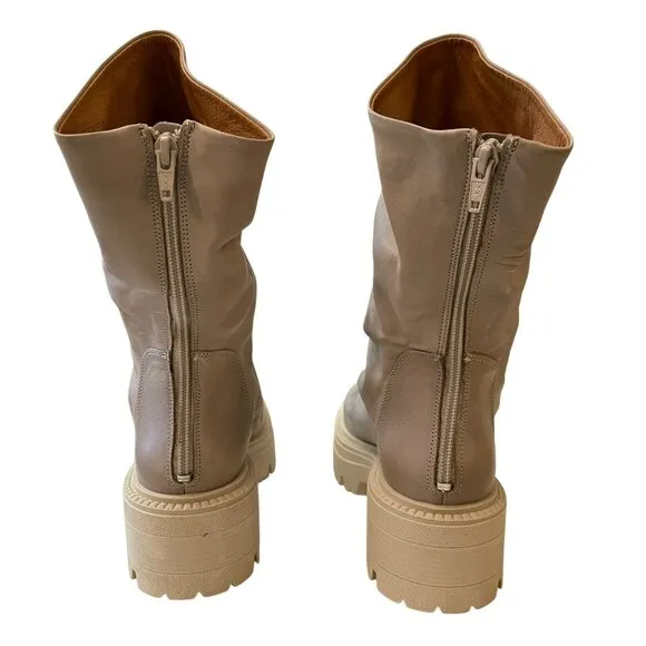 Free People Emma Ruched Boot Phantom Size 38.5 US 8.5 NEW