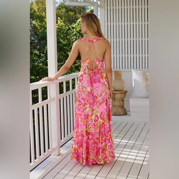 Free People Floral Bloom Lace Nightgown