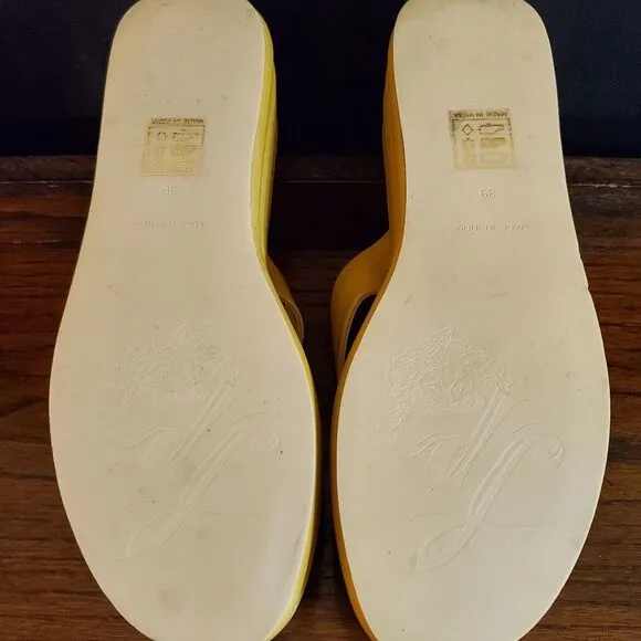 Free People HAVEN Flatform Sandals Thong Straps Size 9 US 39EU