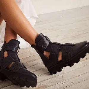 Free People Hydra Huarache Lug Boots