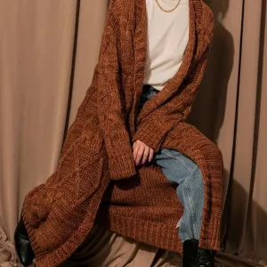 Free People Keep in Touch Chunky Cardi XS