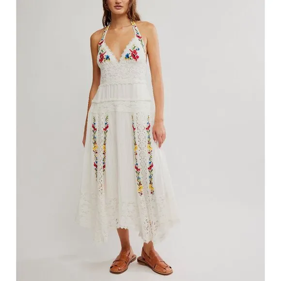 FREE PEOPLE Keila Midi Dress / Ivory