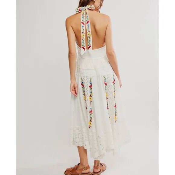 FREE PEOPLE Keila Midi Dress / Ivory