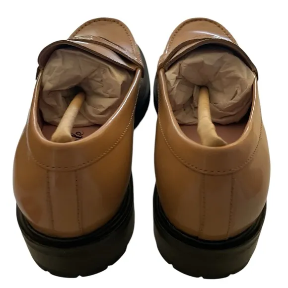 Free People Liv Leather Loafer in Camel
