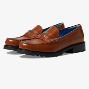 Free People Liv Womens Loafers Size 7.5 Brown Leather Classic New In Box