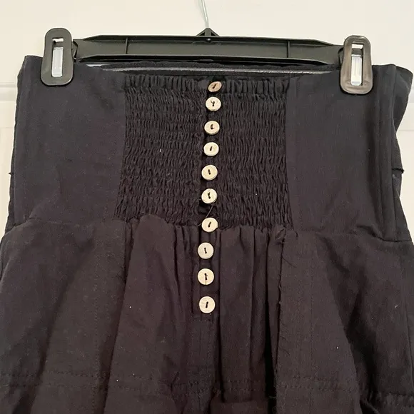 Free People Milan Midi Dress in Black