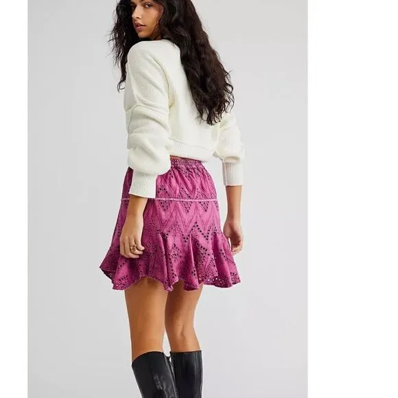 Free People Serenity Mini Skort Size S