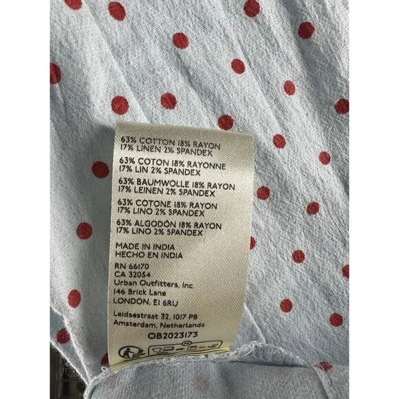Free People Stelladonna Midi Dress Size Medium Polka Dot Halter Dress Midi