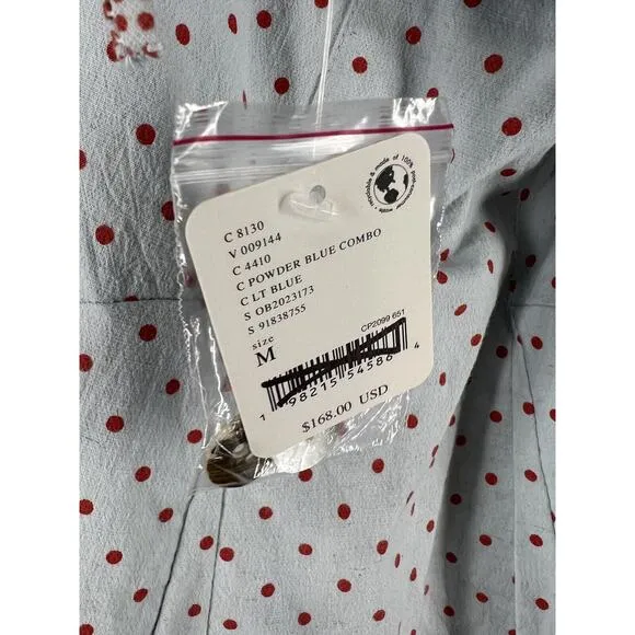 Free People Stelladonna Midi Dress Size Medium Polka Dot Halter Dress Midi