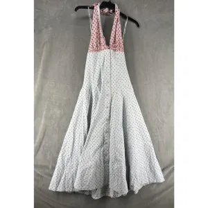 Free People Stelladonna Midi Dress Size Medium Polka Dot Halter Dress Midi