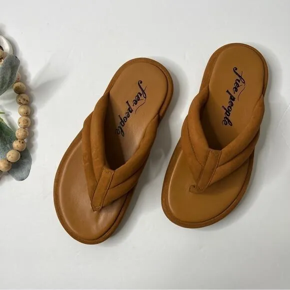 Free People Wonderland Thong Sandals Sz 36.5