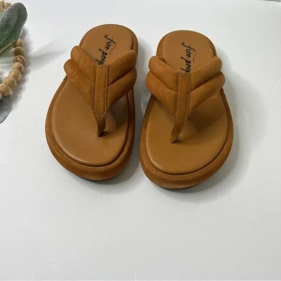 Free People Wonderland Thong Sandals Sz 36.5