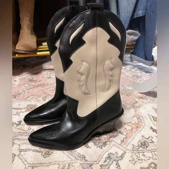 Free People Twin Flames Western Boots
