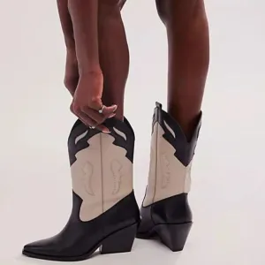 Free People Twin Flames Western Boots