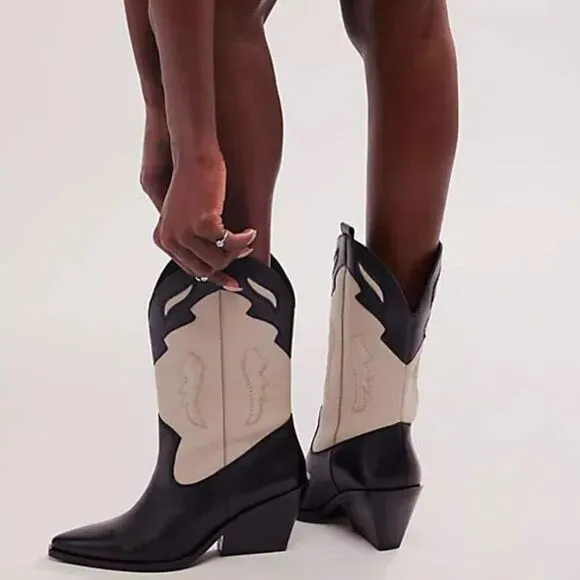 Free People Twin Flames Western Boots