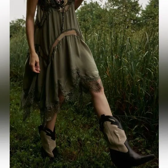 Free People Twin Flames Western Boots
