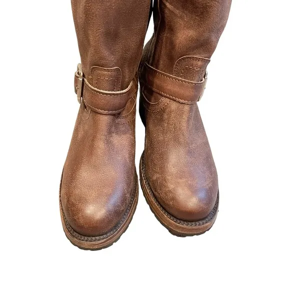 Freebird Cody Brown Distressed Leather Boots