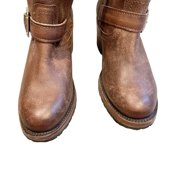 Freebird Cody Brown Distressed Leather Boots