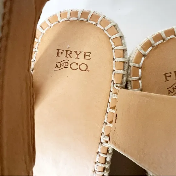 Frye Amber Espadrille Sandals Size 10