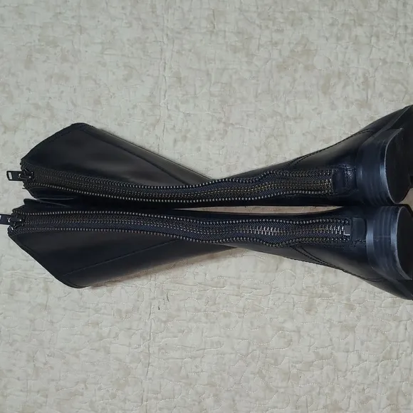 Frye &amp; Co. Jolie Back Zip Tall Leather Boots Size 7.5