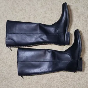 Frye &amp; Co. Jolie Back Zip Tall Leather Boots Size 7.5