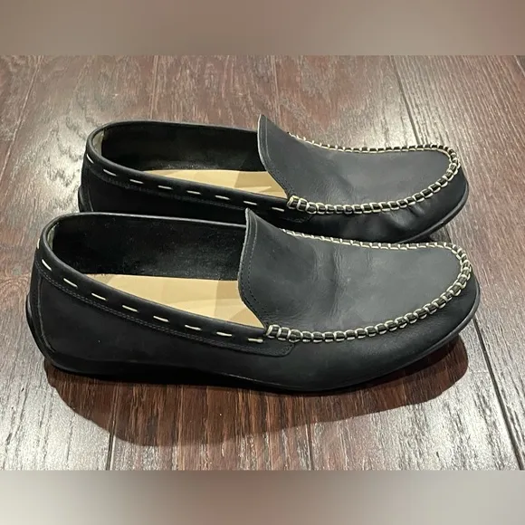 Frye &amp; Co Men Size 11.5  Leather Driving Loafers  Lewis Venetian Moccasin