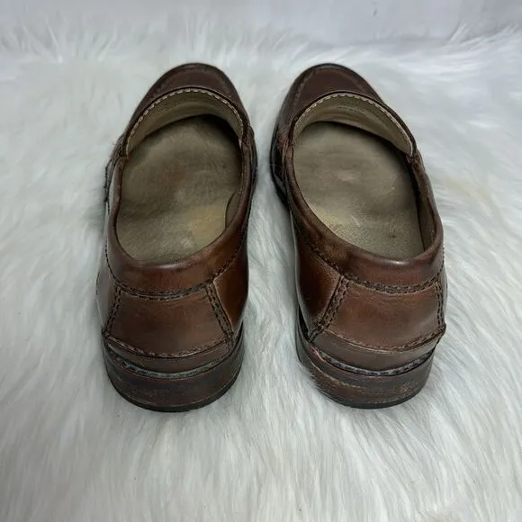 Frye Greg Distressed Leather Penny Loafers Style 3480626 Sz 8.5