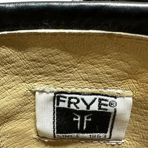 Frye Jayden Navajo Black Leather and Mixed Media &amp; Studs Mid Calf Height Boots