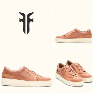 FRYE LE Webster Western Rose Low Lace Leather/Suede Sneakers $198/2022'/RARE