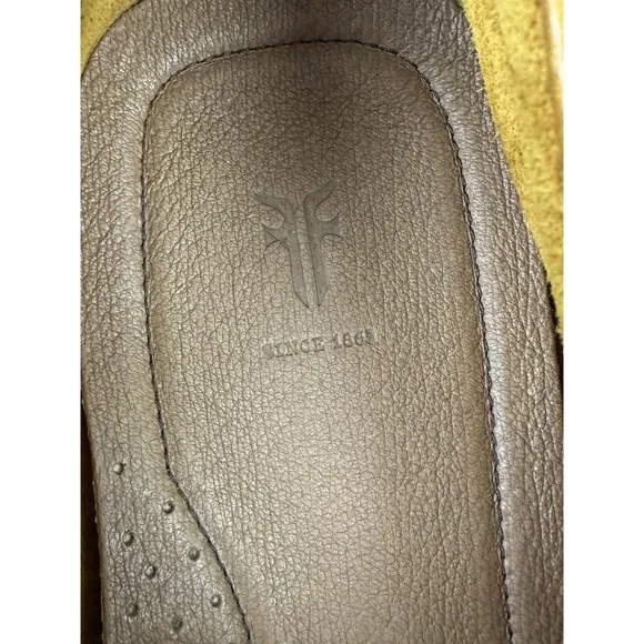 Frye Lewis Venetian Loafers Driving Mocs Mens 12 D Brown Leather Shoes NEW